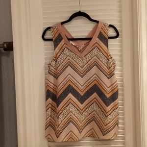Maurices Pink Sleeveless Blouse